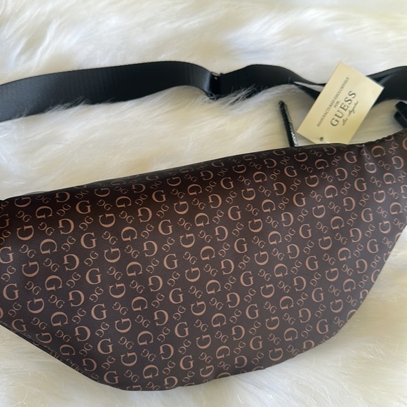 New GUESS Brown Fanny Pack /Belt Bag - Picture 4 of 5